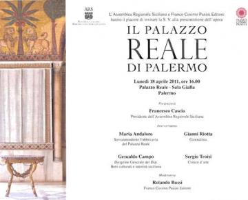 Presentazione dell'Opera: ''Il Palazzo Reale di Palermo''