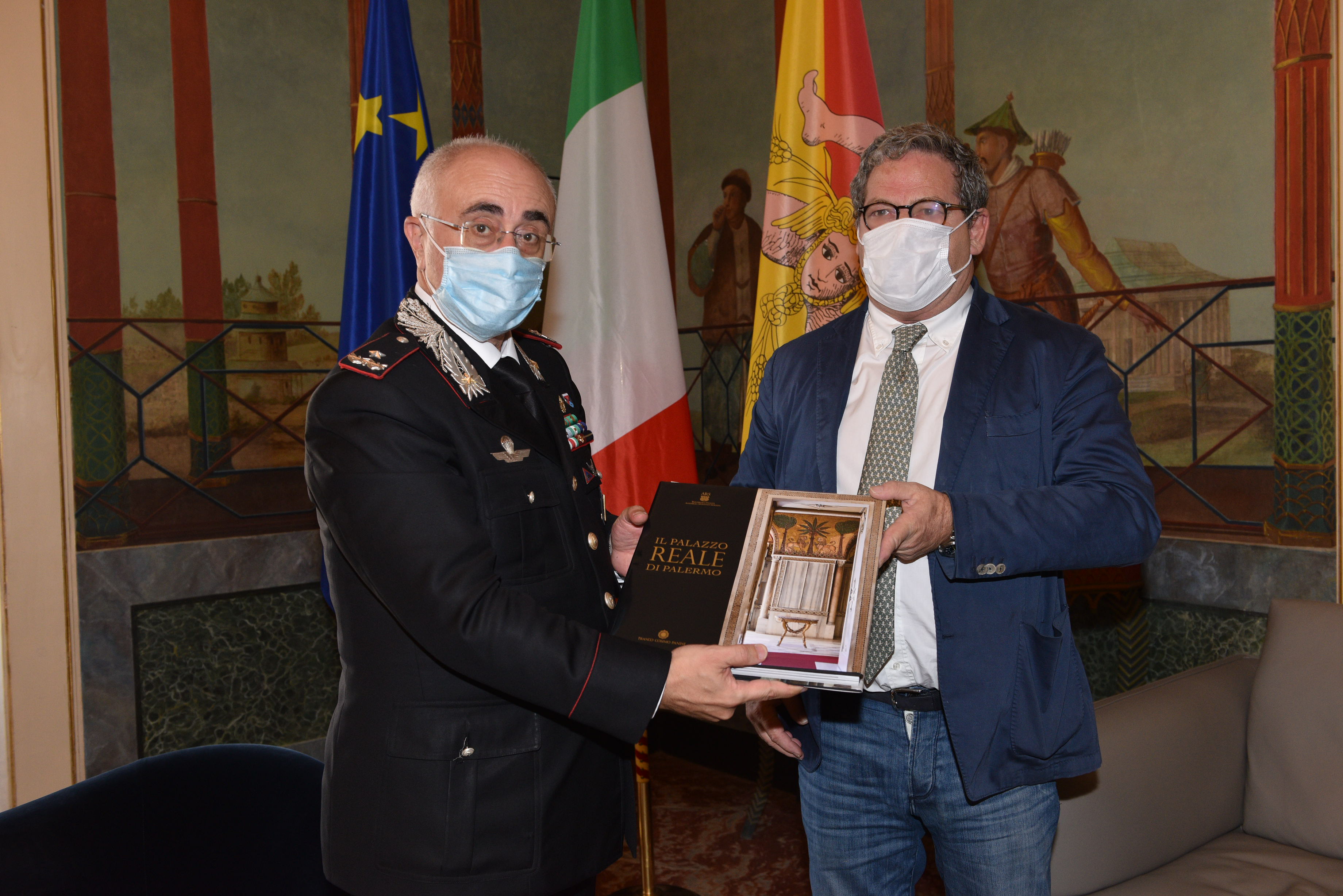 Miccichè con il Generale Castello