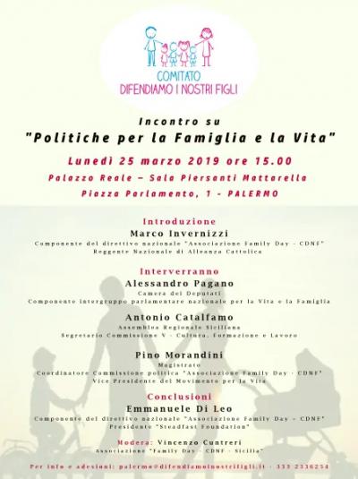 Politiche per la famiglia e la vita