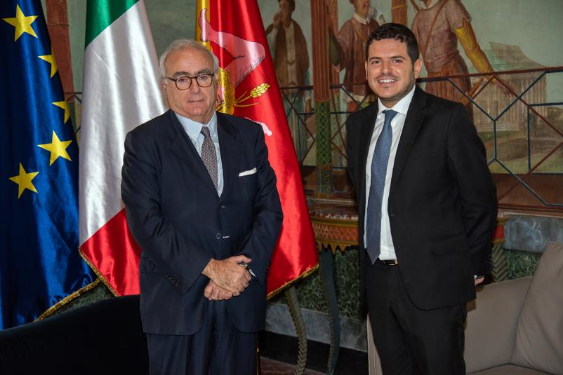 Visita di cortesia del Commissario dello Stato per la Regione Siciliana, Dott. Ignazio Portelli