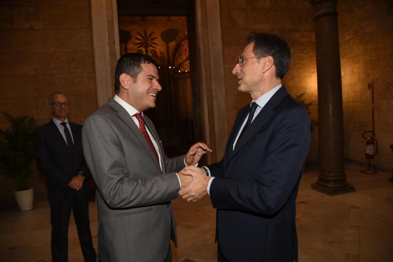 Il nuovo Questore in visita a Palazzo dei Normanni