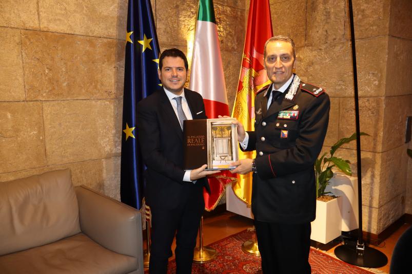 Visita del Generale di brigata Luciano Magrini