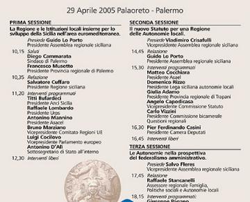 Locandina Conferenza Regionale delle Autonomie Locali