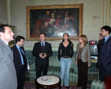 Vice Presidente Fleres incontra stagisti Scienze della Comunicazione