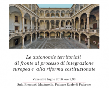 Le autonomie territoriali di fronte al processo di integrazione europea e alla riforma costituzionale