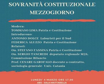 europa sovranità costituzionale mezzogiorno