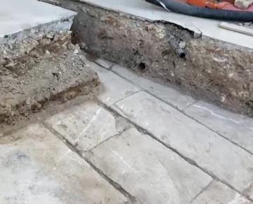 Antica pavimentazione Palazzo Reale