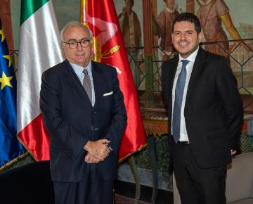 Visita di cortesia del Commissario dello Stato per la Regione Siciliana, Dott. Ignazio Portelli