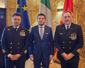 Il Presidente dell'ARS incontra i vertici del Comando Marittimo Sicilia della Marina militare