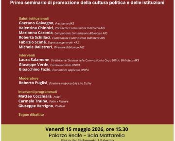 La Biblioteca dell'Assemblea Regionale Siciliana per gli 80 anni dello Statuto