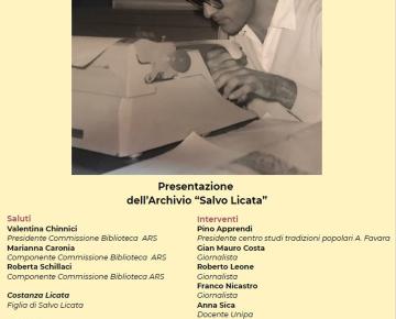 Presentazione archivio "Salvo Licata"