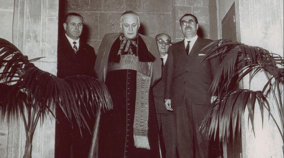 Foto Storiche: Personaggi illustri in visita al Palazzo dei Normanni