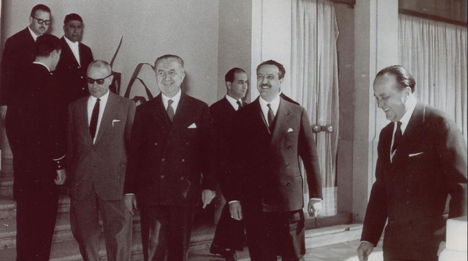 Foto Storiche: Personaggi illustri in visita al Palazzo dei Normanni