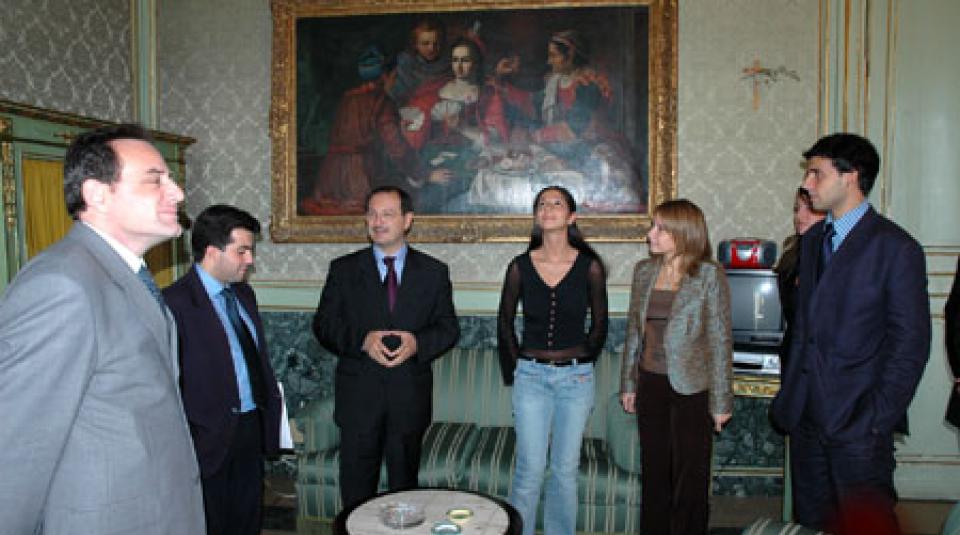 Vice Presidente Fleres incontra stagisti Scienze della Comunicazione