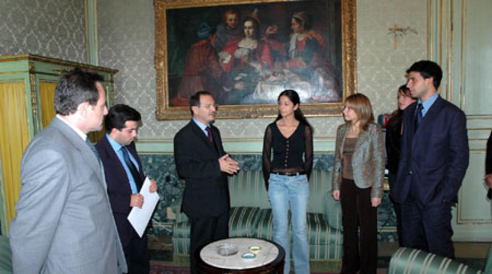 Vice Presidente Fleres incontra stagisti Scienze della Comunicazione