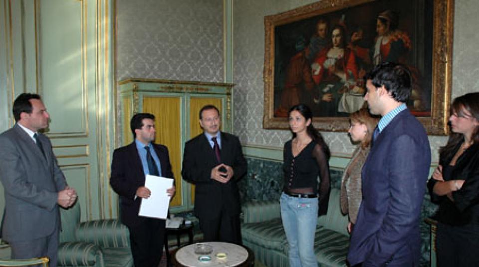 Vice Presidente Fleres incontra stagisti Scienze della Comunicazione