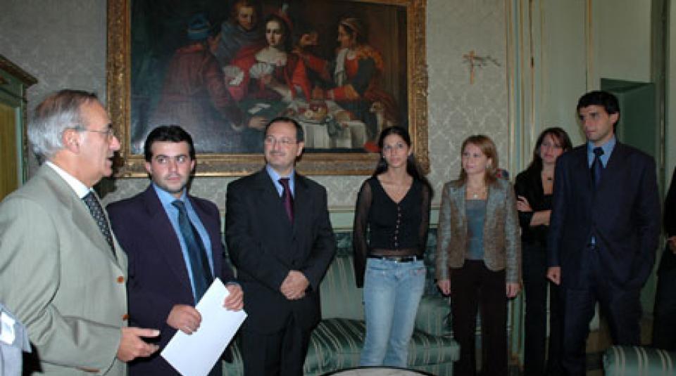 Vice Presidente Fleres incontra stagisti Scienze della Comunicazione