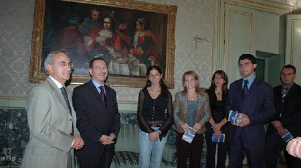 Vice Presidente Fleres incontra stagisti Scienze della Comunicazione