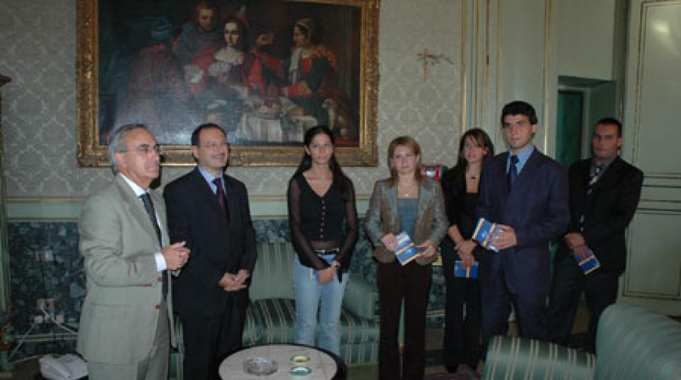 Vice Presidente Fleres incontra stagisti Scienze della Comunicazione