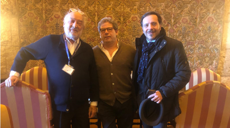 La visita a Palazzo Reale di Gaetano Pesce, uno dei più grandi architetti italiani nel mondo.