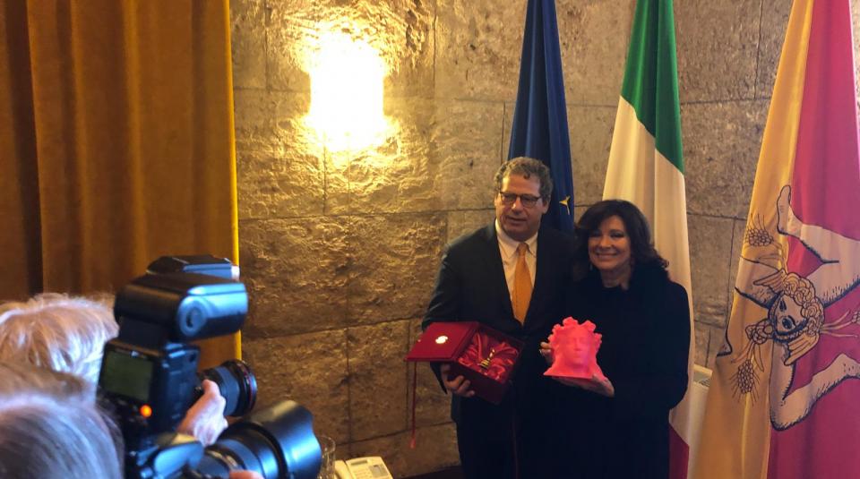 Il Presidente del Senato Elisabetta Casellati in visita ufficiale a Palazzo Reale.