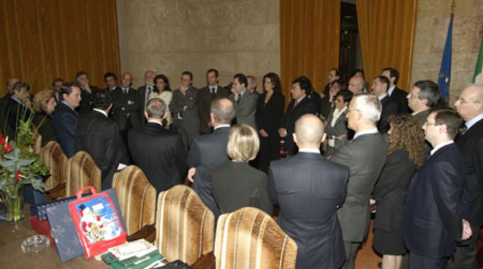 Auguri di Natale del Presidente On. Lo Porto al personale dell'Ars