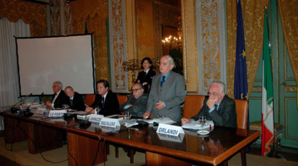 Presentazione volume del senatore Alessi