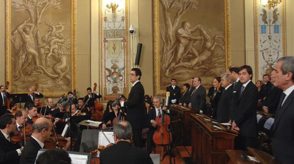 Inaugurazione Sala d'Ercole