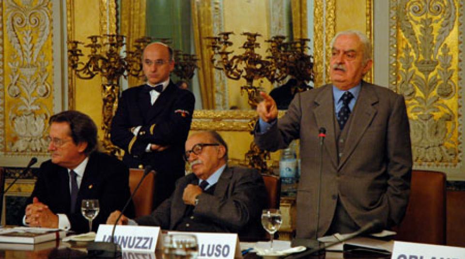 Presentazione volume del senatore Alessi