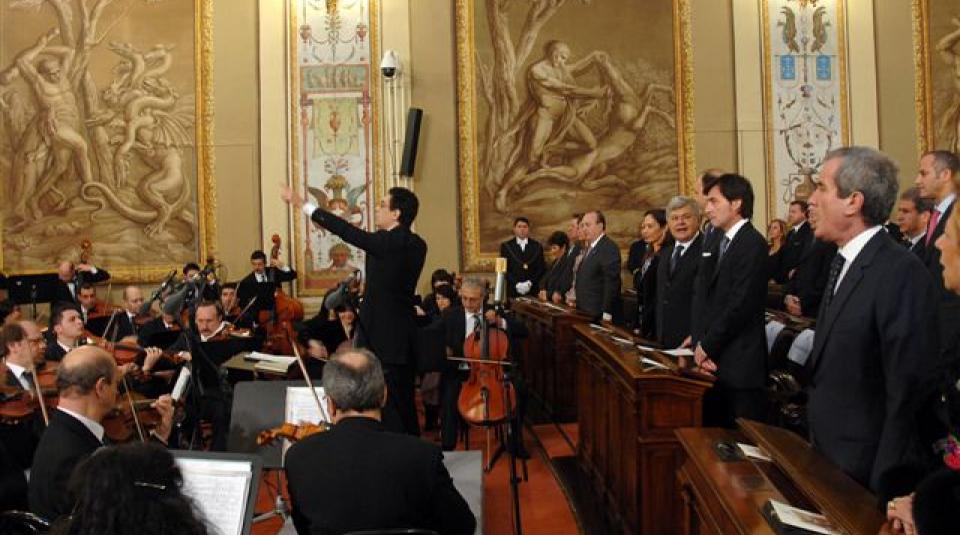 Inaugurazione Sala d'Ercole