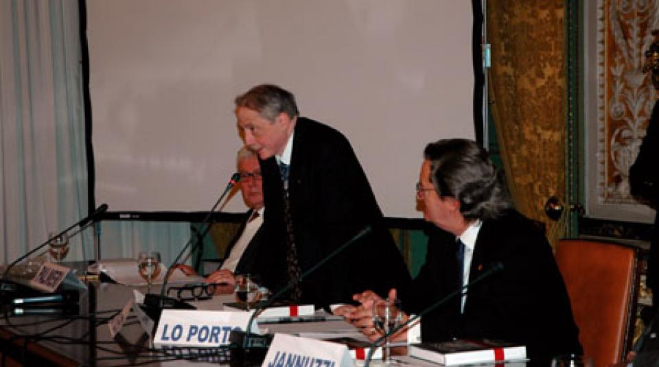 Presentazione volume del senatore Alessi