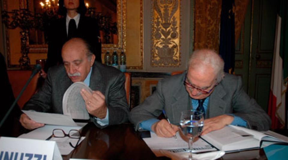 Presentazione volume del senatore Alessi