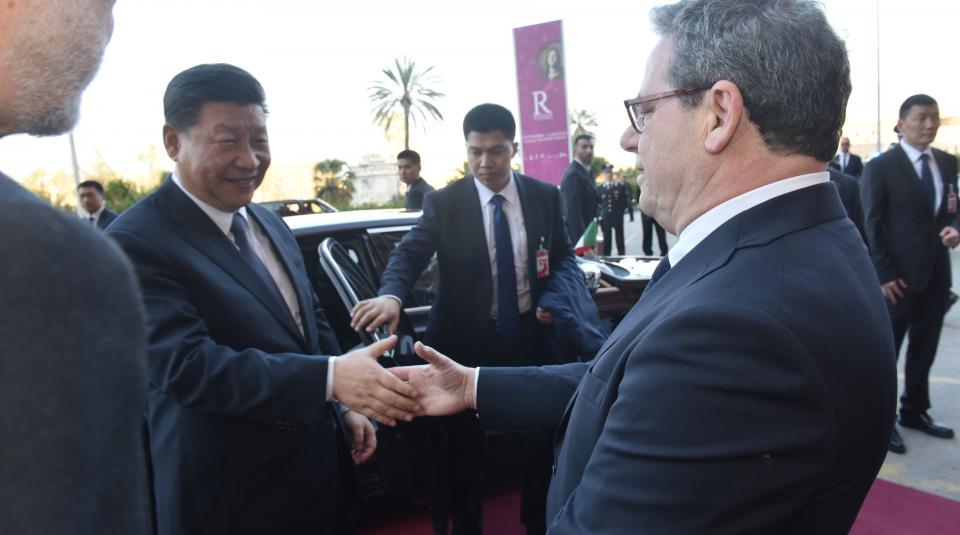 Presidente Xi Jinping a Palazzo Reale